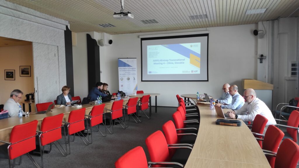 ARPEL4Entrep Project – Transnational Meeting held in Žilina, Slovakia 31st March 2023