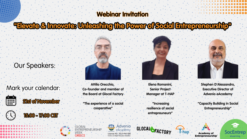 ‘Elevate & Innovate Unleashing the Power of Social Entrepreneurship’ – A webinar on social Entrepreneurship